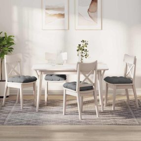   Ülőpárnák 4 pcs Sötétszürke 40 x 40 cm Mikroszálas Szövet