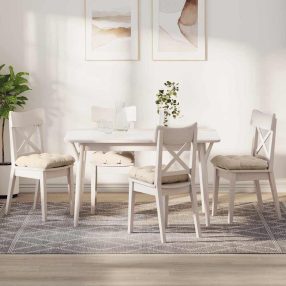 Ülőpárnák 4 pcs Bézs 45 x 45 cm Mikroszálas Szövet