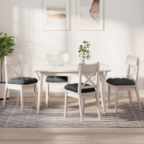   Ülőpárnák 4 pcs Sötétszürke 45 x 45 cm Bársonyos szövet