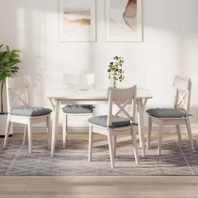 Ülőpárnák 2 pcs Világosszürke 40 x 40 x 6 cm szövet