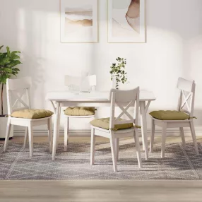   Ülőpárnák 4 pcs Szürke zöld 40 x 40 x 6 cm Bársonyos szövet