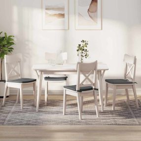 Ülőpárnák 4 pcs Sötétszürke 40 x 40 x 3 cm szövet