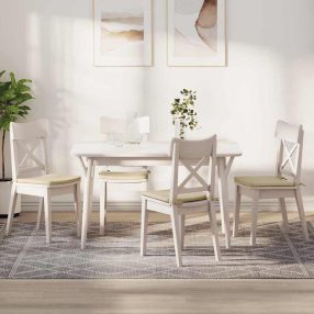 Ülőpárnák 4 pcs Krém 40 x 40 x 3 cm szövet