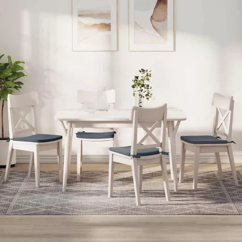 Ülőpárnák 4 pcs Sötétszürke 40 x 40 x 3 cm Bársony