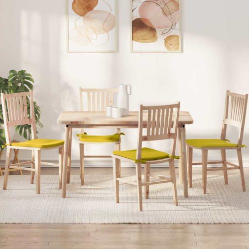 Ülőpárnák 4 pcs Sárga 40 x 40 x 3 cm Bársony