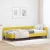 Sarok Ágykeret Sárga 90 x 200 cm Bársony és Mérnökölt fa