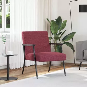 vidaXL karosszék Bordó 59 x 75 x 78 cm szövet