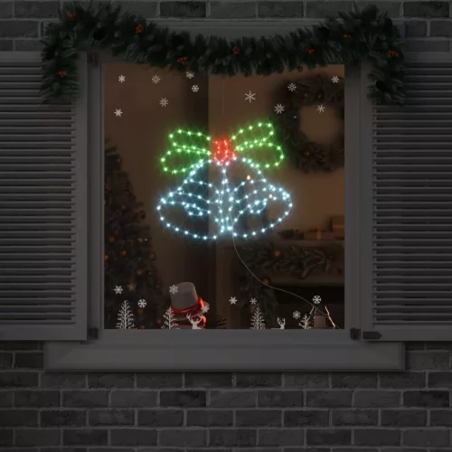 Karácsonyi Harang Sokszínű 57 x 47,5 cm PVC 144 LED