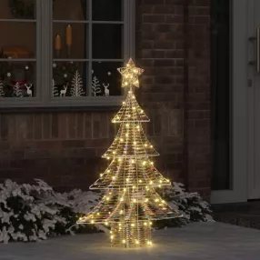 Karácsonyfa Meleg fehér 120 cm PET 120 LED