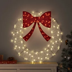 Koszorú Meleg fehér 76 x 76 x 8,5 cm Akril 60 LED