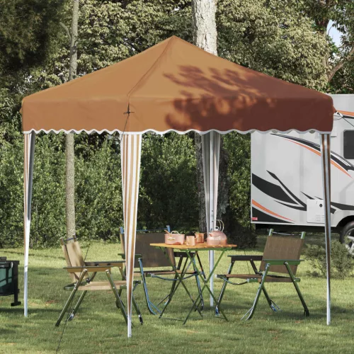 vidaXL Parti sátor Bézs 195 x 195 x 245 cm Oxford Szövet