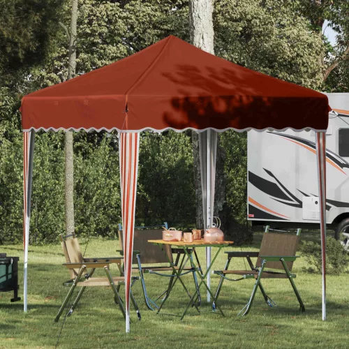vidaXL Parti sátor Terrakotta 195 x 195 x 245 cm Oxford Szövet