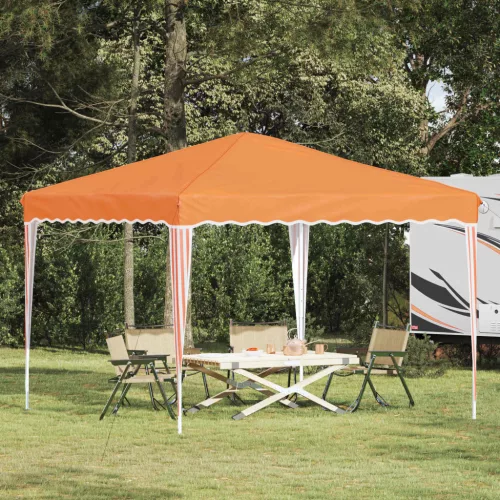 vidaXL Parti sátor Narancssárga 288 x 288 x 245 cm Oxford Szövet
