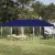 vidaXL Parti sátor 575 x 290 x 245 cm Kék 210D Oxford ezüst bevonattal