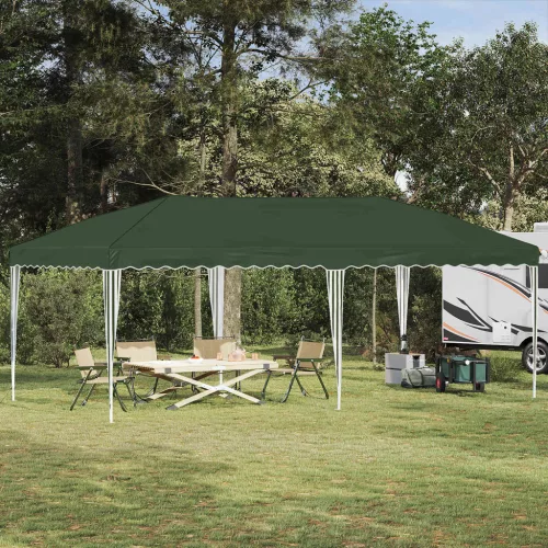 vidaXL Parti sátor 575 x 290 x 245 cm Zöld
