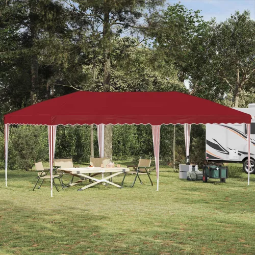 vidaXL Parti sátor 575 x 290 x 245 cm Burgundi