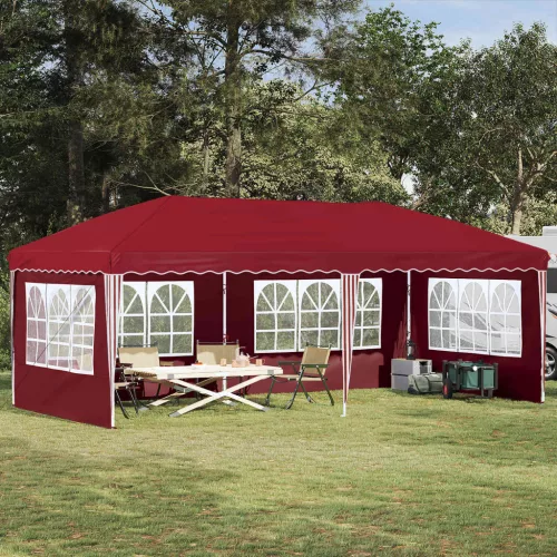 vidaXL Parti sátor 575 x 289 x 245 cm Burgundi