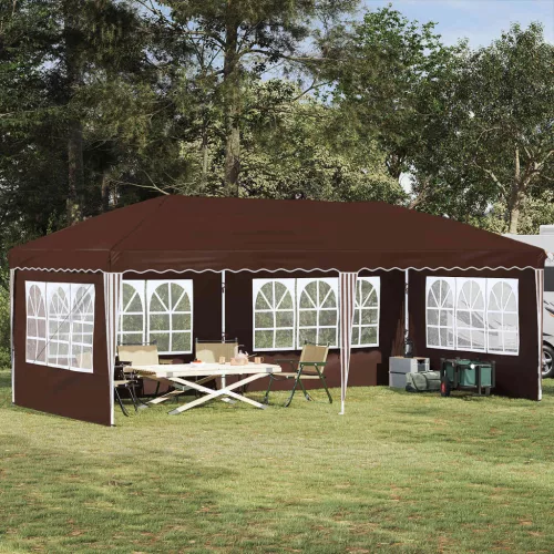 vidaXL Parti sátor 575 x 289 x 245 cm Barna
