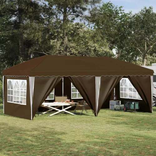 vidaXL Parti sátor 575 x 288 x 245 cm Tópszínű