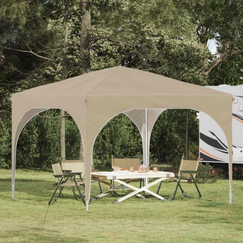 vidaXL Parti sátor 290 x 290 x 245 cm Krémszínű