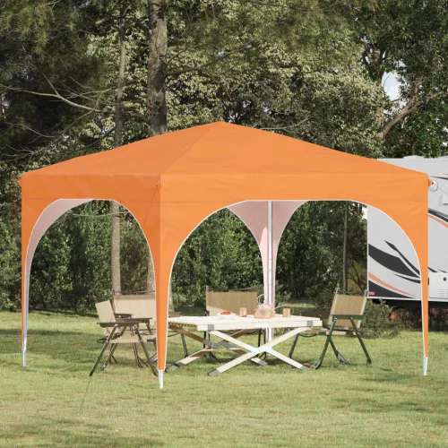 vidaXL Parti sátor 290 x 290 x 245 cm Narancssárga