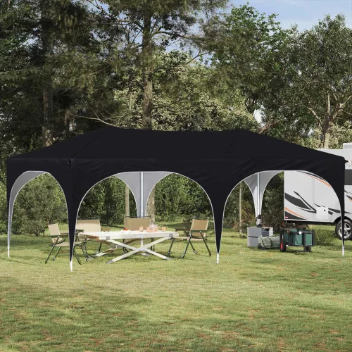 vidaXL Parti sátor Antracit 575 x 288 x 245 cm Oxford Szövet