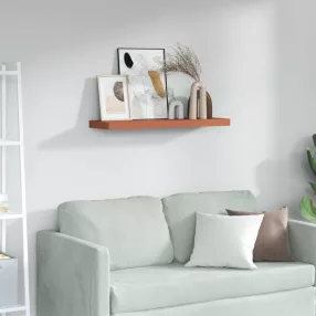 Falpolc Falra szerelhető Piros 80 x 23,5 x 4 cm Faanyag