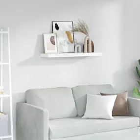   Falpolc Falra szerelhető Fehér márvány 80 x 23,5 x 4 cm Faanyag