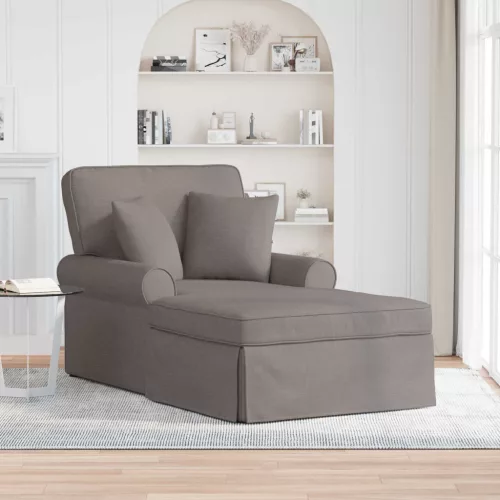 Fotel Loungba Szoknyával 3 db Tópszínű szövet 91 x 157 x 91 cm