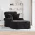 Fotel Loungba Szoknyával párnával Fekete 157 x 91 x 91 cm ARES