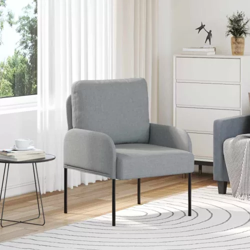 Kanapék párnával 55cm Világosszürke Furnér