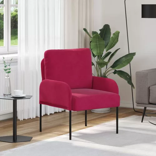 Kanapék párnával 55cm Bordó Furnér