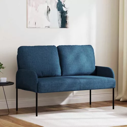 Kanapék párnával 110cm Kék Furnér