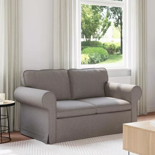 vidaXL Kanapé Tópszínű 155 x 82 x 80 cm szövet