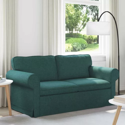 vidaXL Kanapé Sötétzöld 175 x 82 x 80 cm szövet