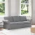 vidaXL Kanapé Világosszürke 215 x 82 x 80 cm szövet