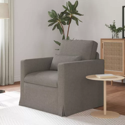 vidaXL Kanapé Tópszínű 78 x 78 x 80 cm szövet
