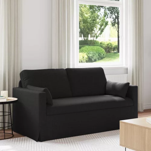 vidaXL Kanapé Fekete 158 x 78 x 80 cm szövet