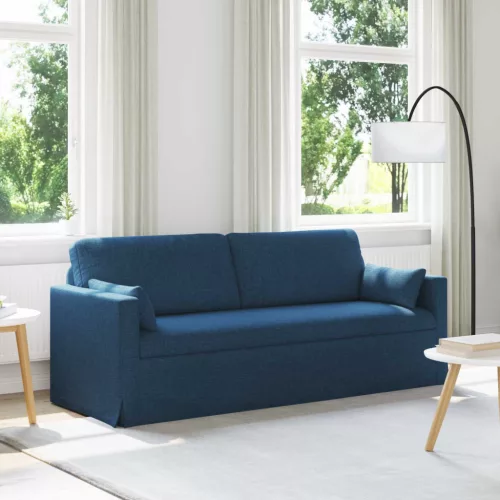 vidaXL Kanapé Kék 198 x 78 x 80 cm szövet