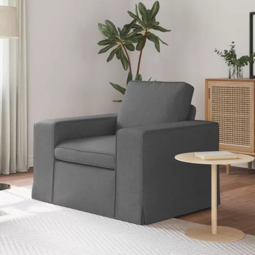 vidaXL Kanapé Sötétszürke 103 x 80 x 82 cm szövet