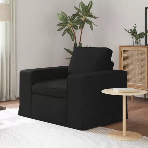 vidaXL Kanapé Fekete 103 x 80 x 82 cm szövet