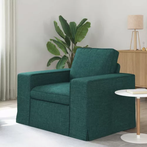 vidaXL Kanapé Sötétzöld 103 x 80 x 82 cm szövet