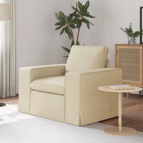 vidaXL Kanapé Krém 103 x 80 x 82 cm szövet