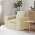 vidaXL Kanapé Krém 103 x 80 x 82 cm szövet