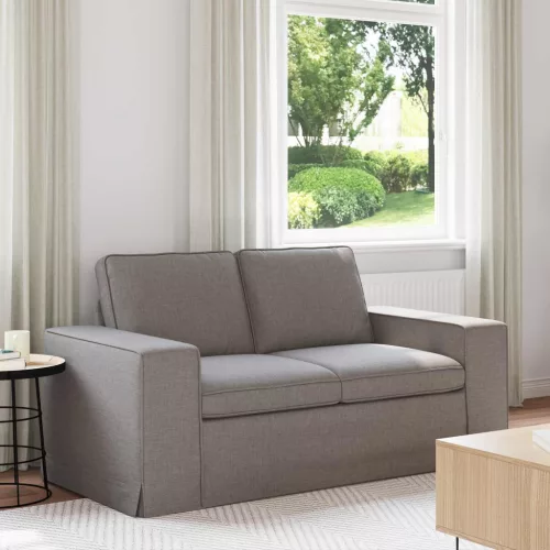 vidaXL Kanapé Tópszínű 162 x 80 x 82 cm szövet