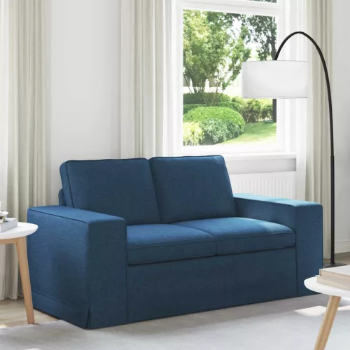vidaXL Kanapé Kék 162 x 80 x 82 cm szövet