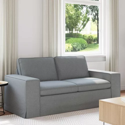 vidaXL Kanapé Világosszürke 182 x 80 x 82 cm szövet