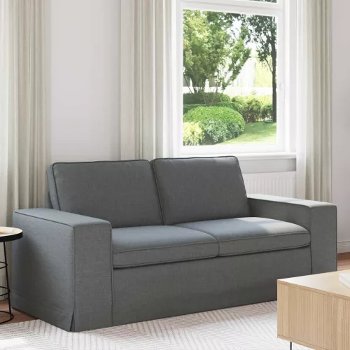 vidaXL Kanapé Sötétszürke 182 x 80 x 82 cm szövet