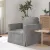 vidaXL Kanapé Világosszürke 78 x 78 x 80 cm Bársony