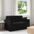 vidaXL Kanapé Fekete 138 x 78 x 80 cm Bársony